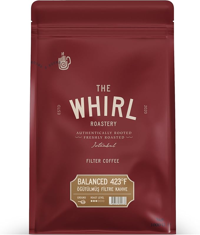 THE WHIRL Filtre Balanced 423°F Öğütülmüş 1 kg