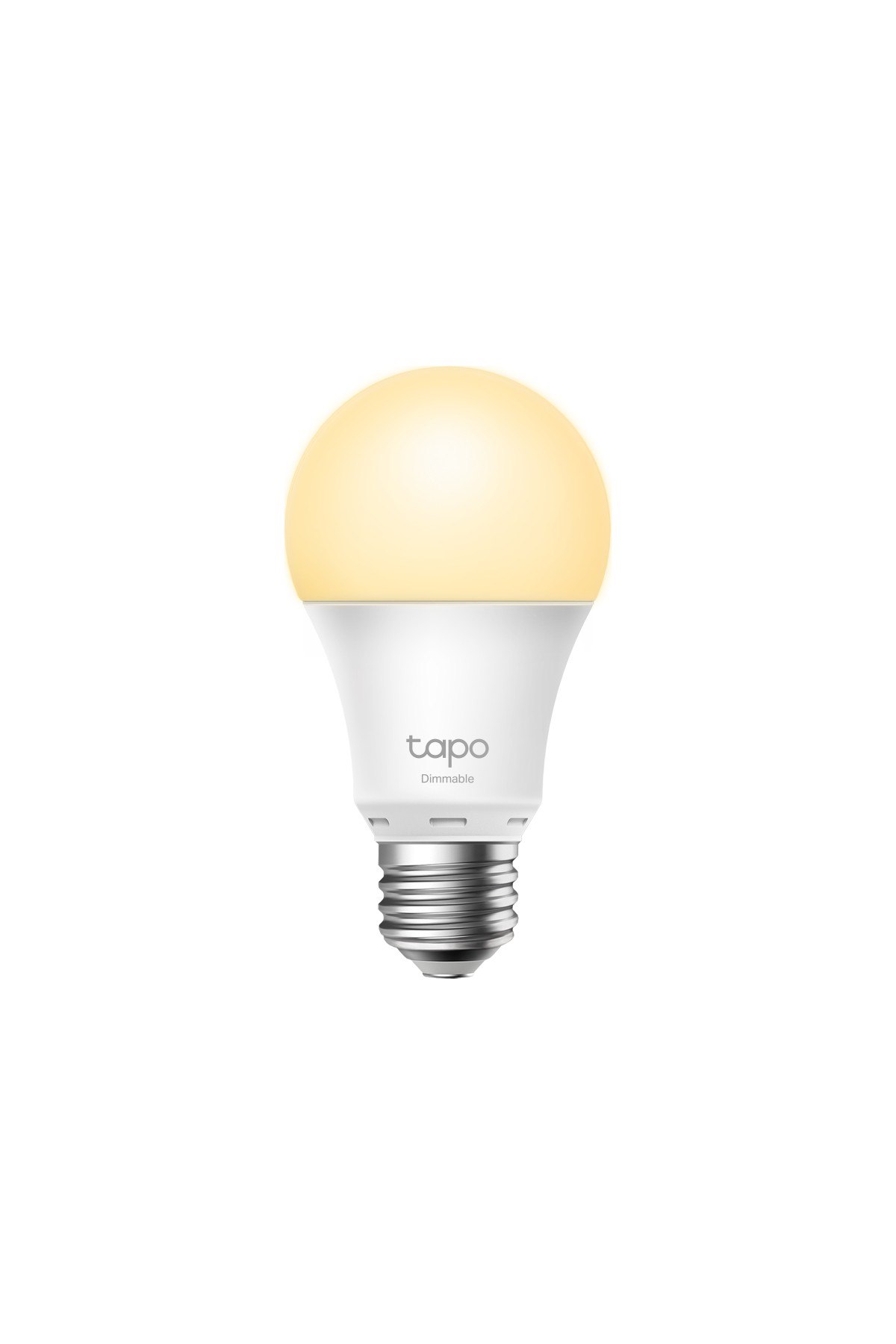 TP-Link Tapo L510E Akıllı Wi-Fi Ampul | 806 Lümen | E27 | 8.3W | Kısılabilir Sıcak Beyaz Işık | Enerji Tasarruflu | Alexa & Google Home Uyumlu | Hub Gerektirmez | Uygulama ile Işık Kontrolü